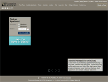 Tablet Screenshot of plantationgardensapartments.com